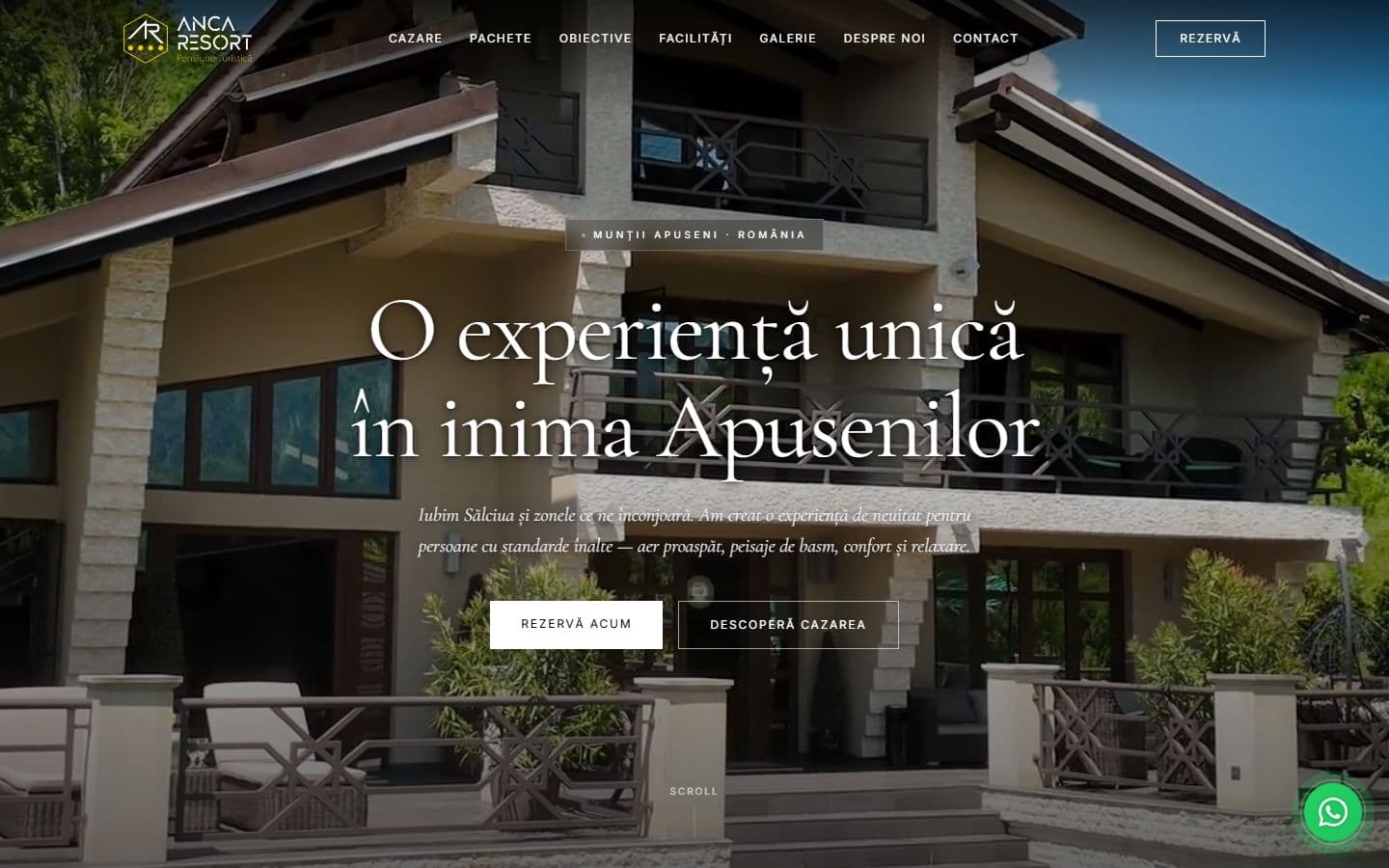 Anca Resort pe desktop