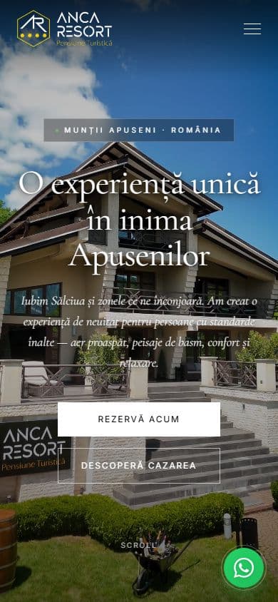 Anca Resort pe telefon