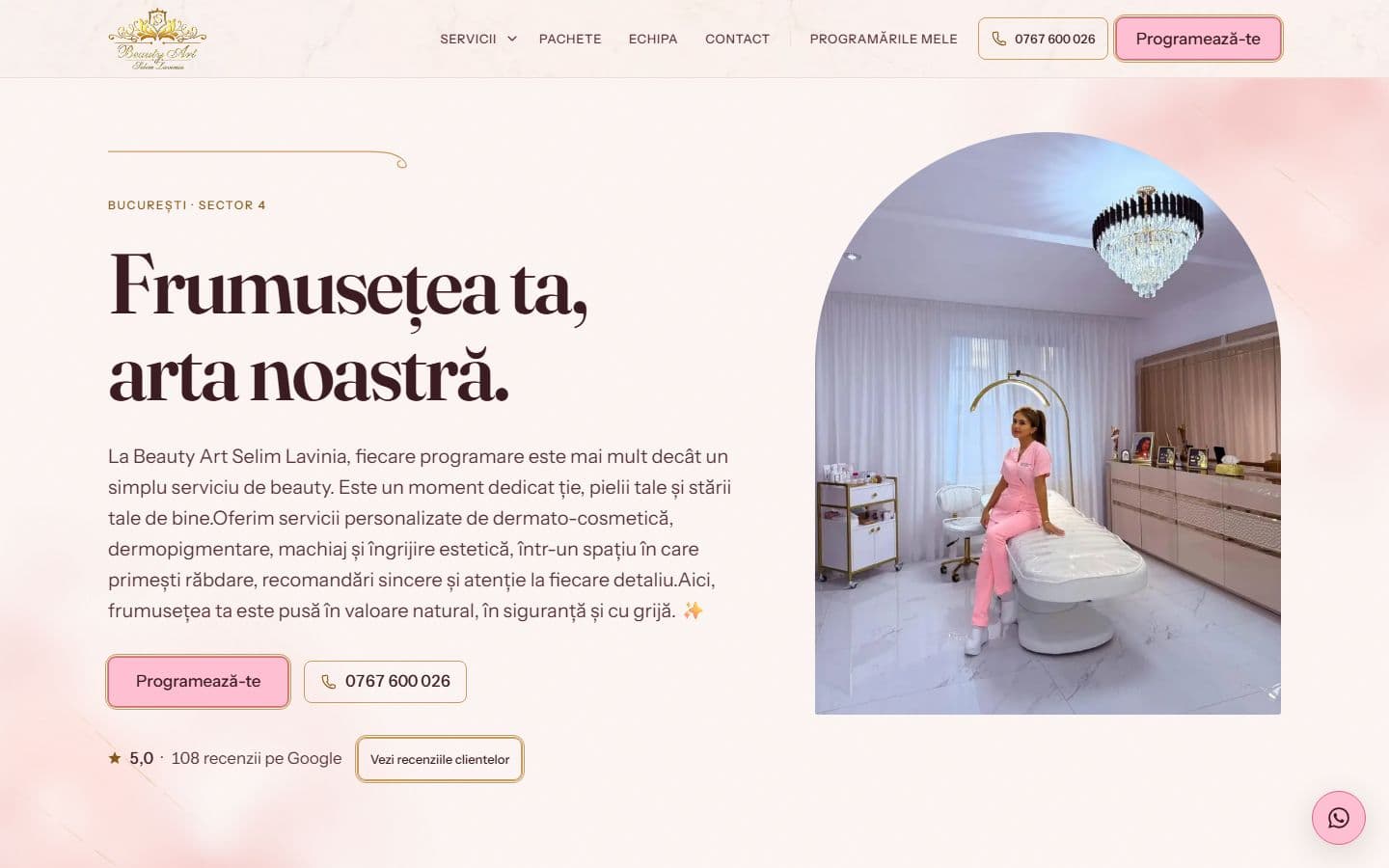 Selim Beauty pe desktop